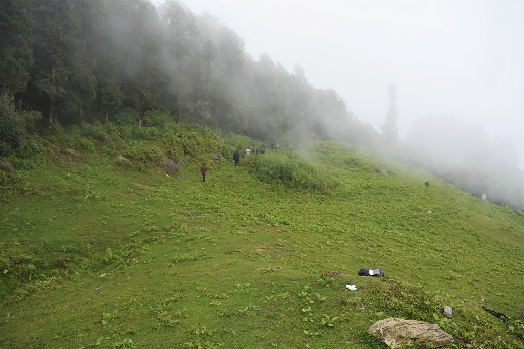 beautiful view on nag tibba trek