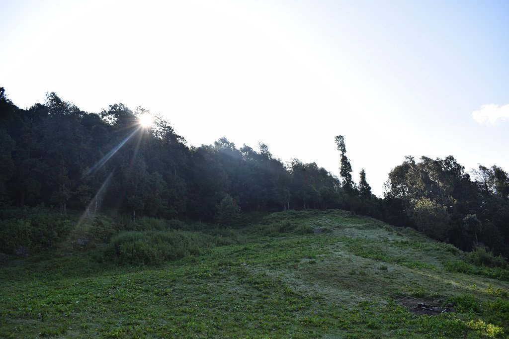 beautiful view on nag tibba trek