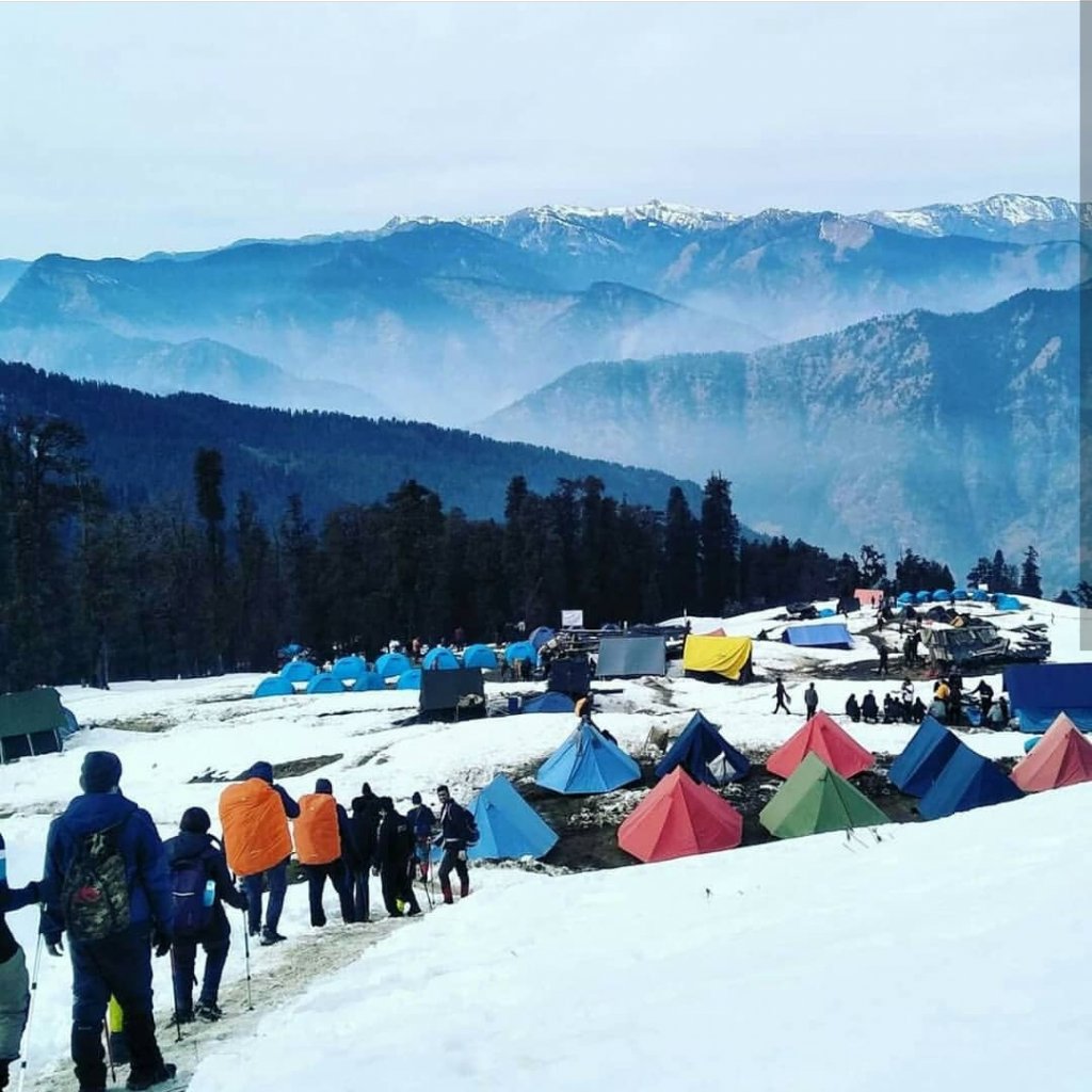 Kedarkantha trek campsite