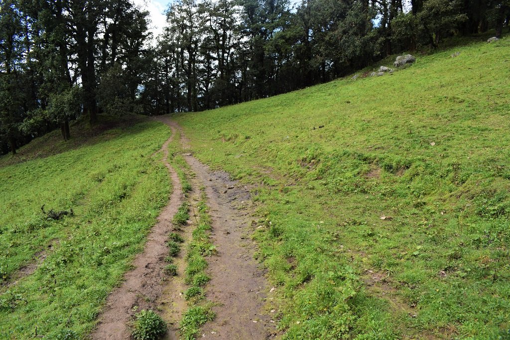 route of nag tibba trek