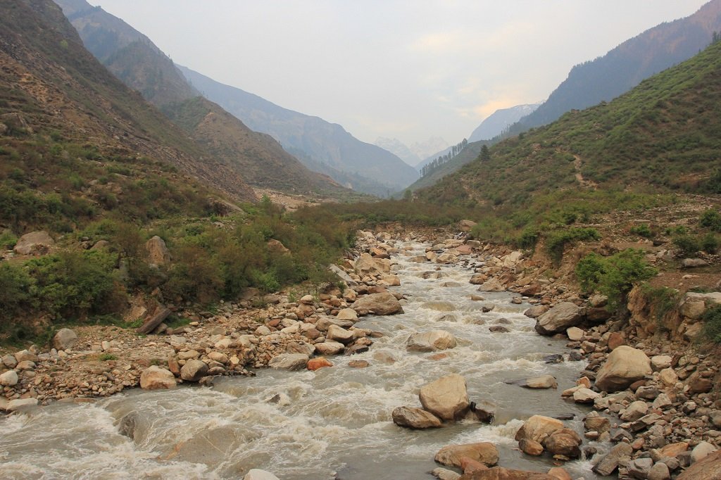 Thamsa River at valley of flower