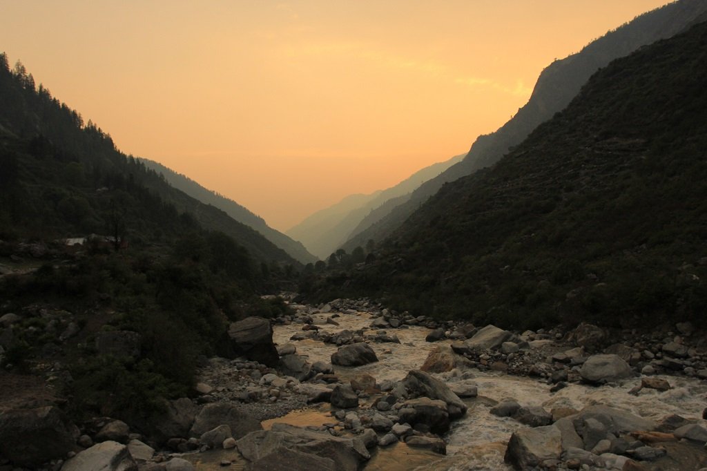 beautiful view of har ki dun valley