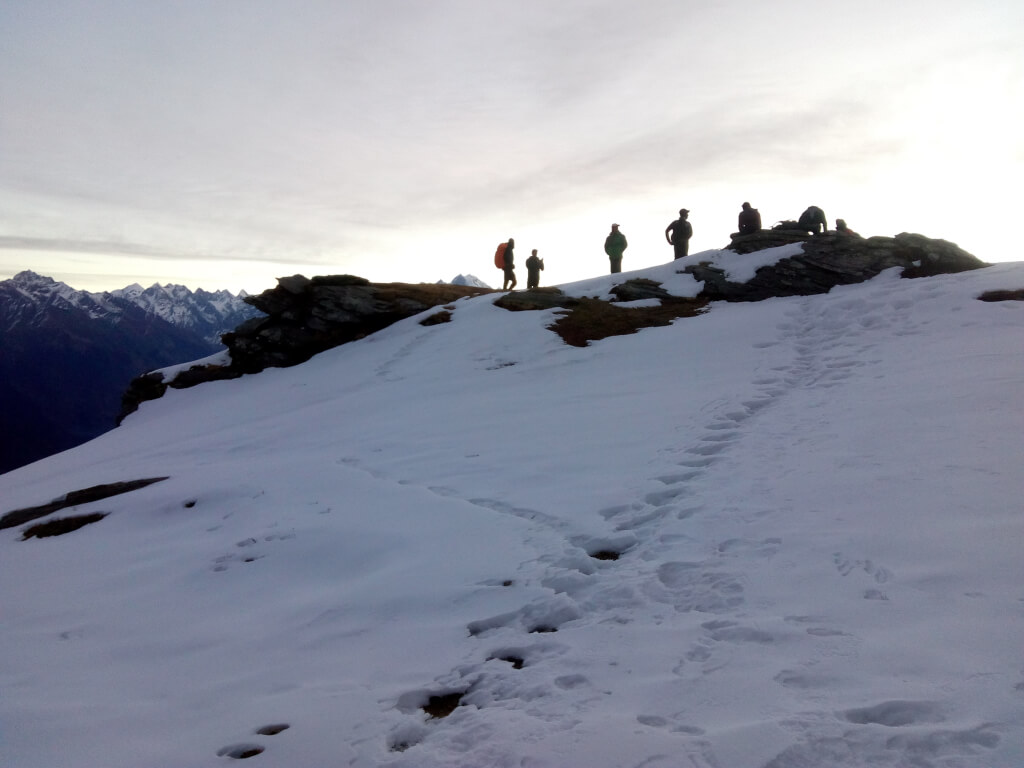 Majestic View Snow Capped Mountains