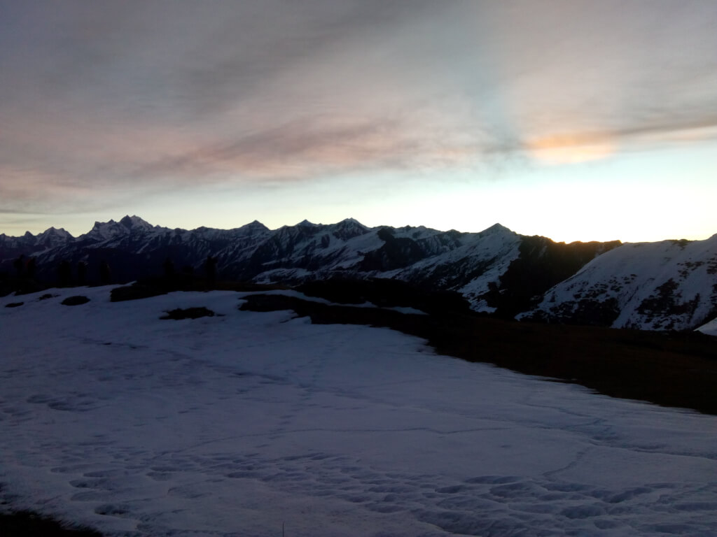 Majestic View of kedarkantha trek