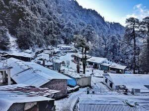 Utttarakhand Trip Trek:  Snow fall at chopta