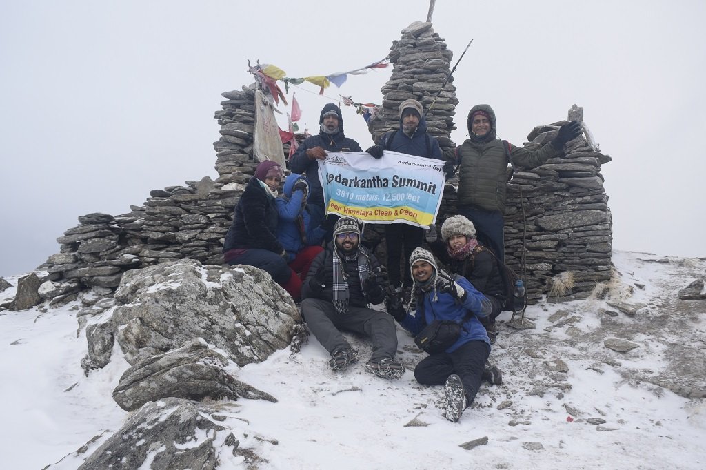 kedarkantha summit point