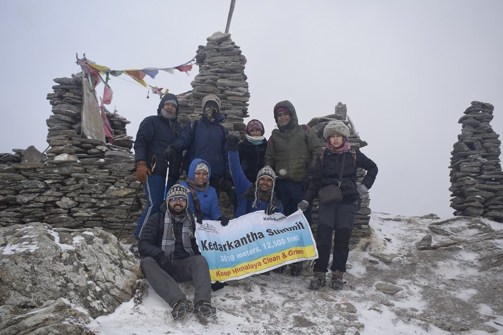 kedarkantha summit point