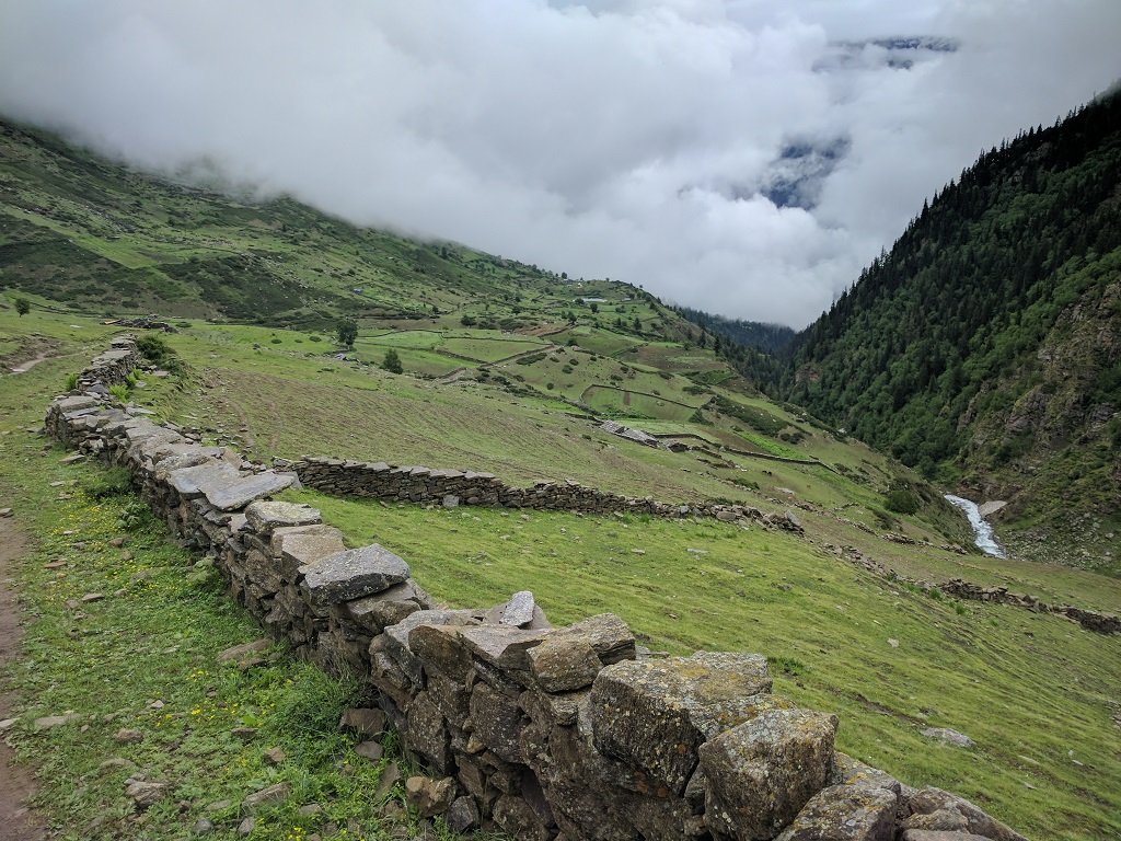 beautyful view on rupin pass trek