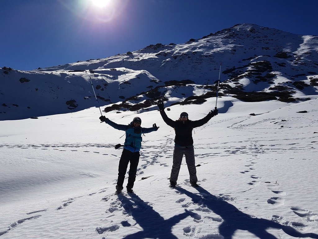 beautiful view of kedarkantha trek