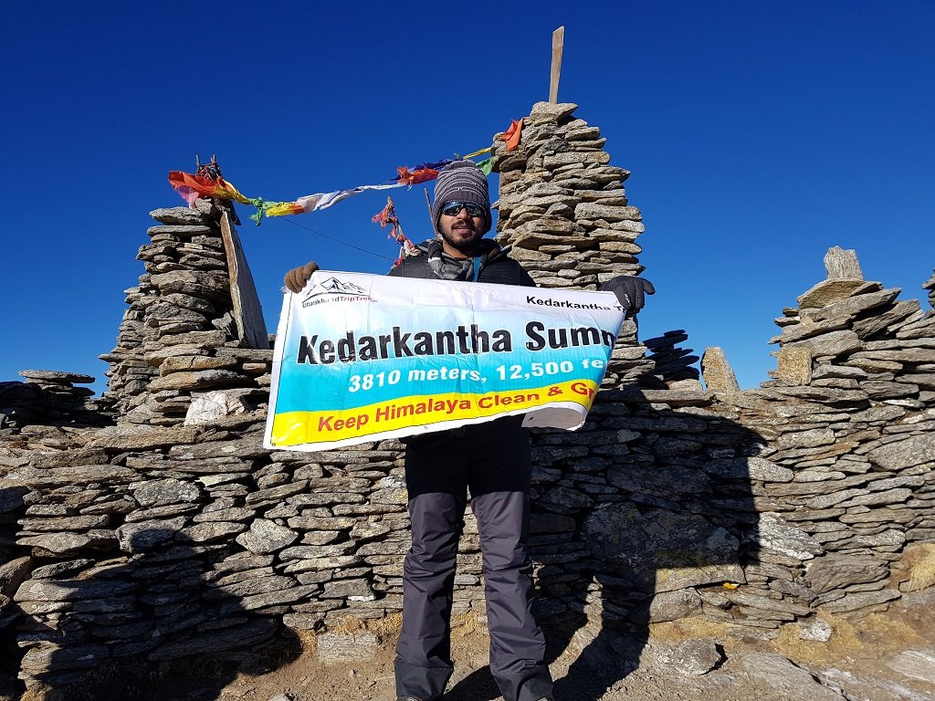 kedarkantha summit point