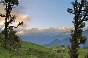 Utttarakhand Trip Trek:  Beautiful view from Panwali kantha trek