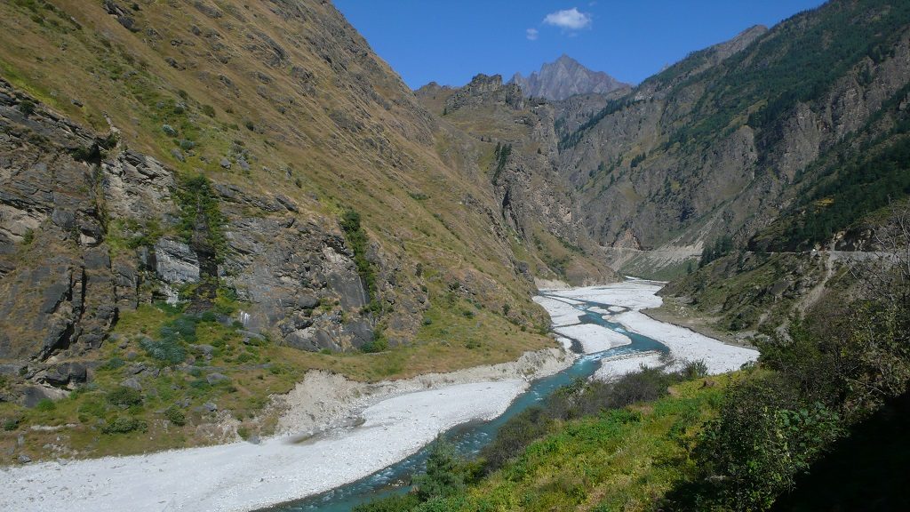 dhauli ganga river, uttarakhand