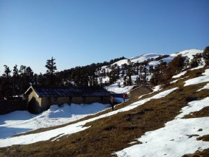 Utttarakhand Trip Trek:  snow at Panwali kantha tre,