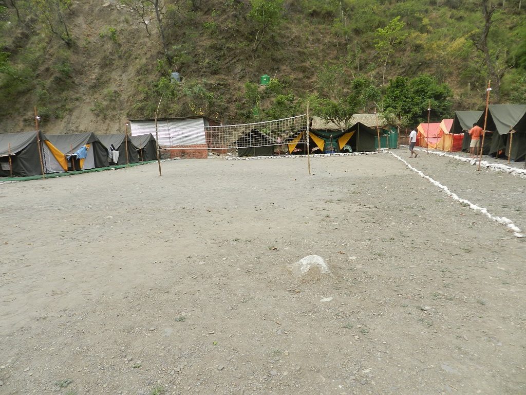 Beach Volley ball in Rishikesh