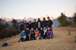 Utttarakhand Trip Trek:  group photo at deoria tal trek