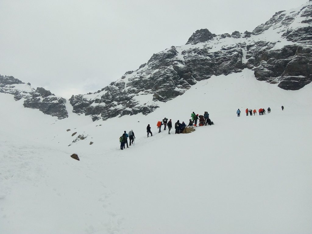 beautiful view of rupin pass trek