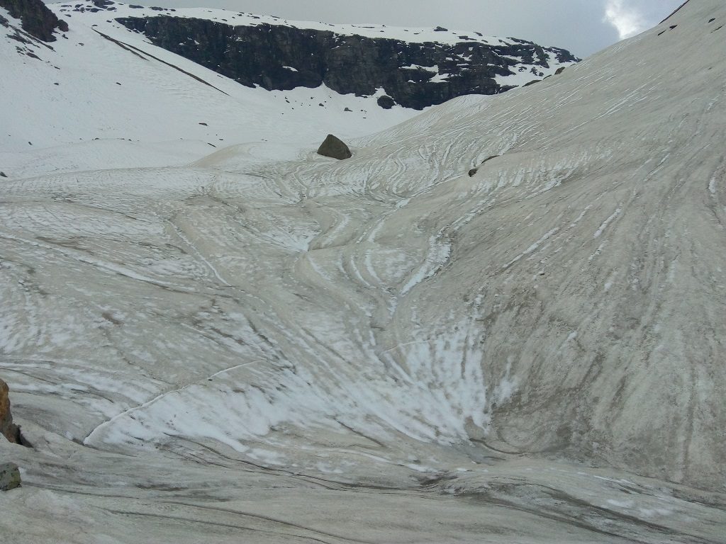 beautiful view of snow coverd mountain