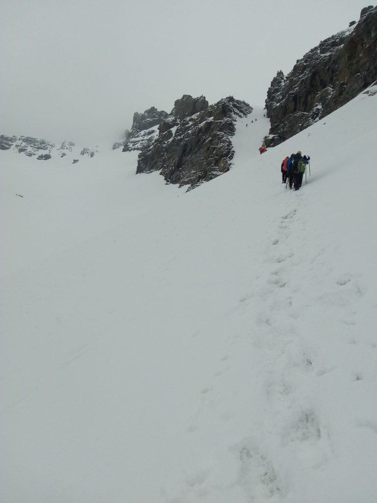 rupin pass snow trek rupin