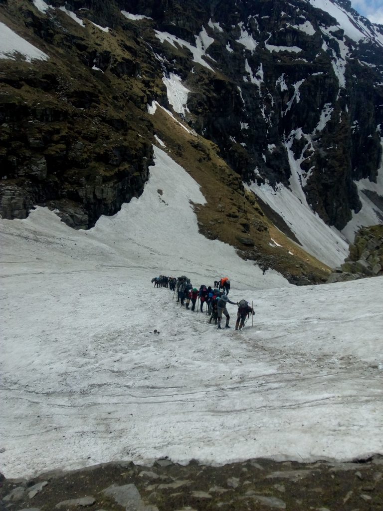 snow mountain on rupin pass